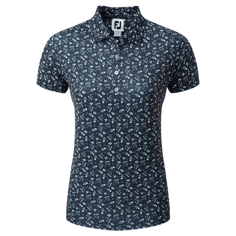 Floral Print Poloshirt Damen