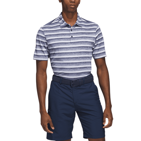 Two-Color Stripe Poloshirt