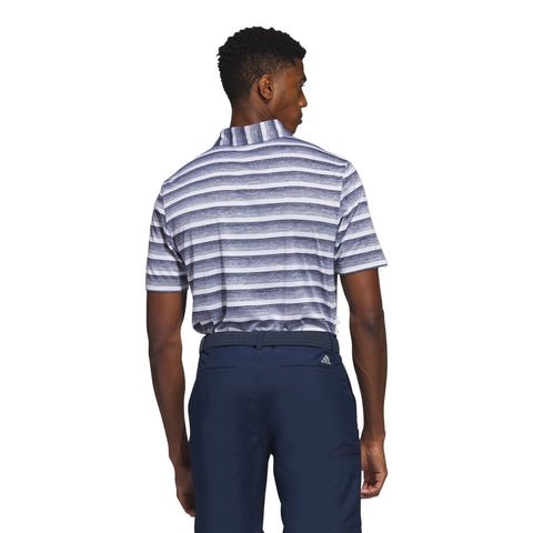 Two-Color Stripe Poloshirt Herren