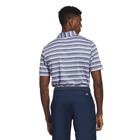 Two-Color Stripe Poloshirt