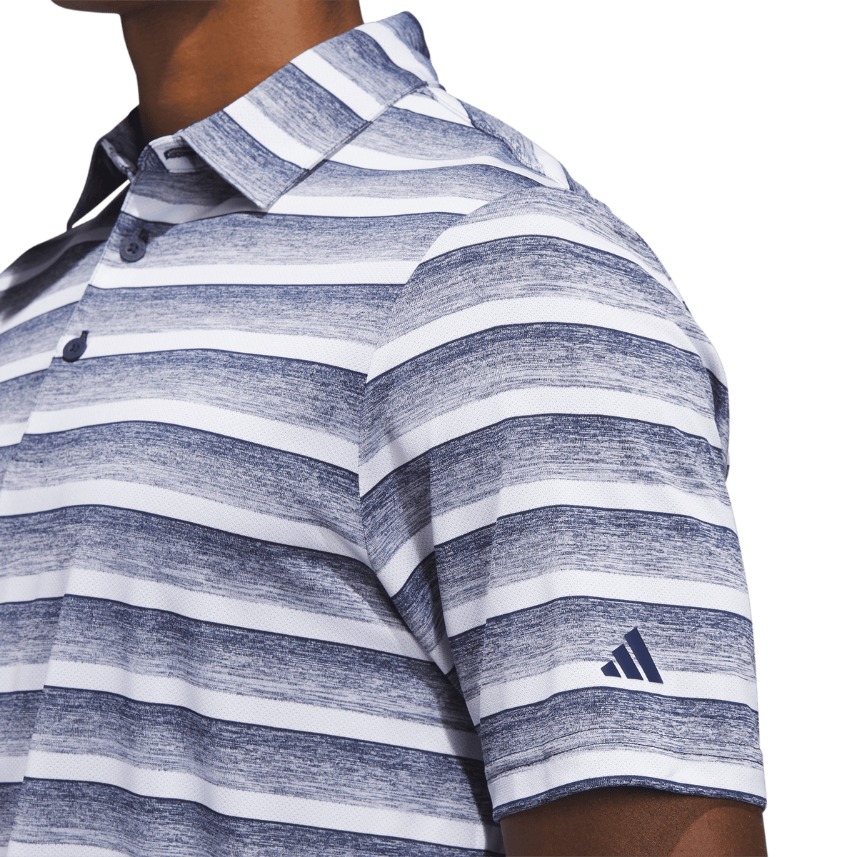 Two-Color Stripe Poloshirt