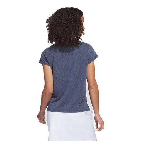 Go-To Heathered Poloshirt Damen