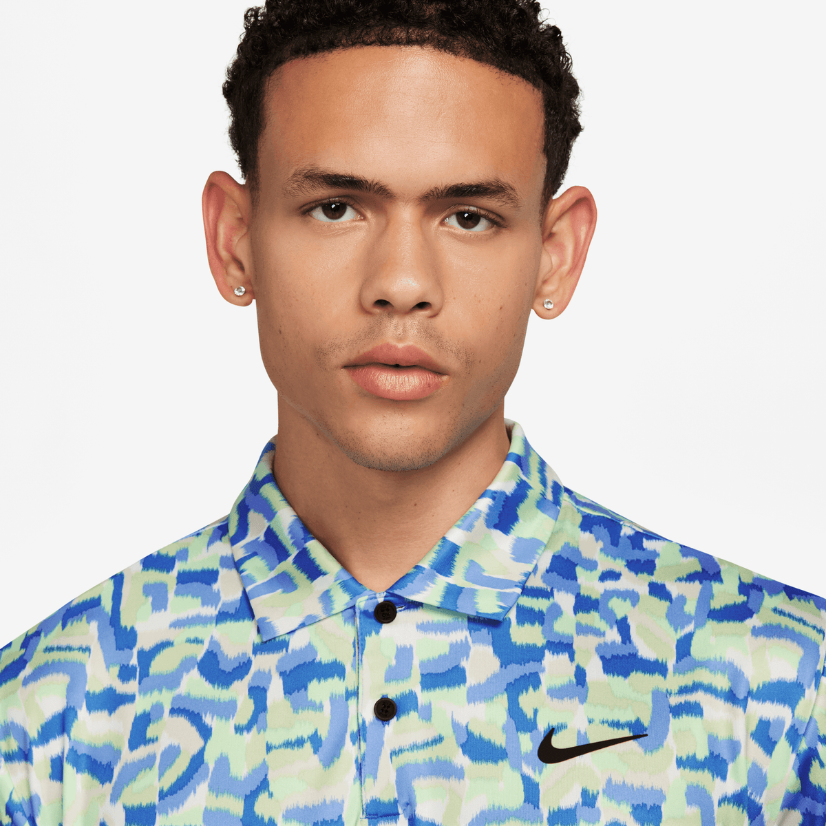 Nike Dri-Fit Tour Confetti Print Polo Herren