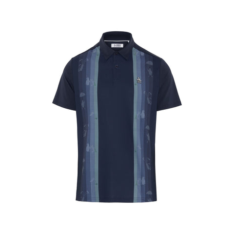 Pete'S Vertical Colour Block Print Polo