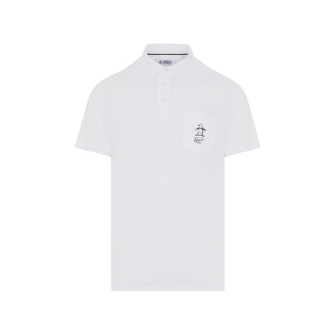 Quiet Please Graphic Oxford Polo