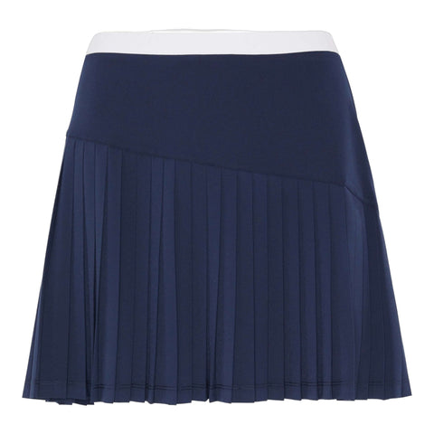 Asymmetrical Printed Pleated Skort Damen