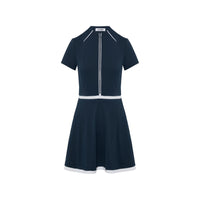 Original Penguin Solid Zip Golfkleid Damen