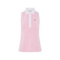 Original Penguin Sleveless Colour Block Meshback Polo Damen