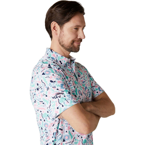 Florida Abstract Polo Herren