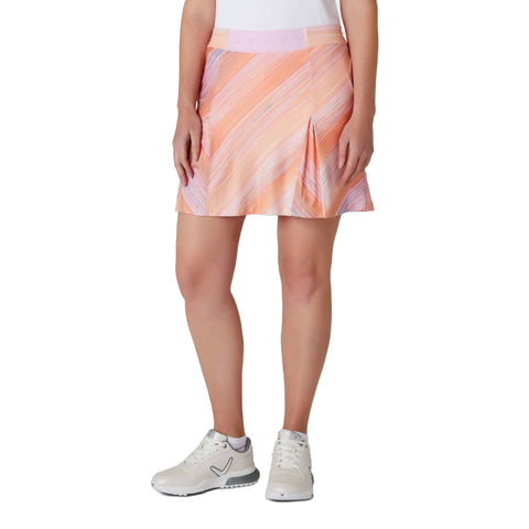 Striped Pleated Skort Damen