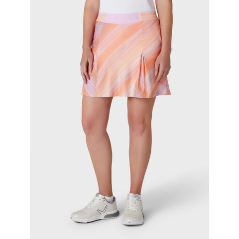 Striped Pleated Skort
