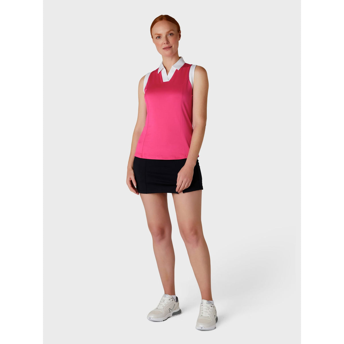 Callaway Sleeveless Colorblock Polo Damen