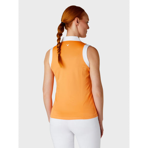Sleeveless Colorblock Polo
