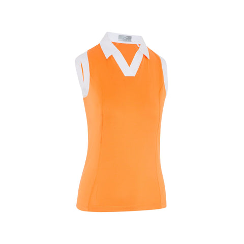 Sleeveless Colorblock Polo