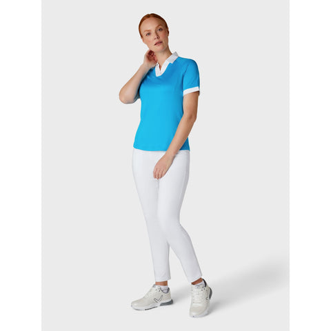Short Sleeve V-Placket ColorBL Shirt