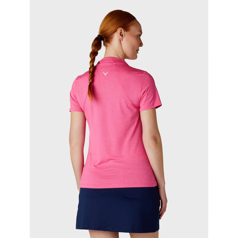 Short Sleeve Tonal Heather Polo