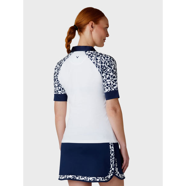 Two Tone Geo 1/2 Sleeve Shirt
