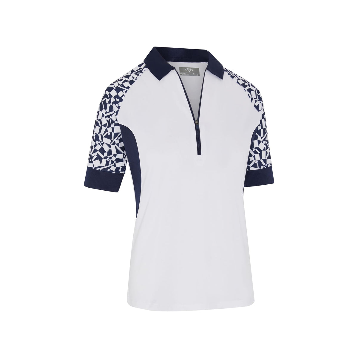 Two Tone Geo 1/2 Sleeve Shirt