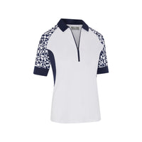 Two Tone Geo 1/2 Sleeve Shirt