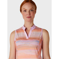 Callaway Striped Sleeveless Chev P Shirt Damen