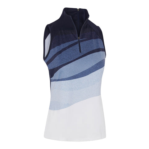 Gradient Wave Sleeveless Shirt Damen