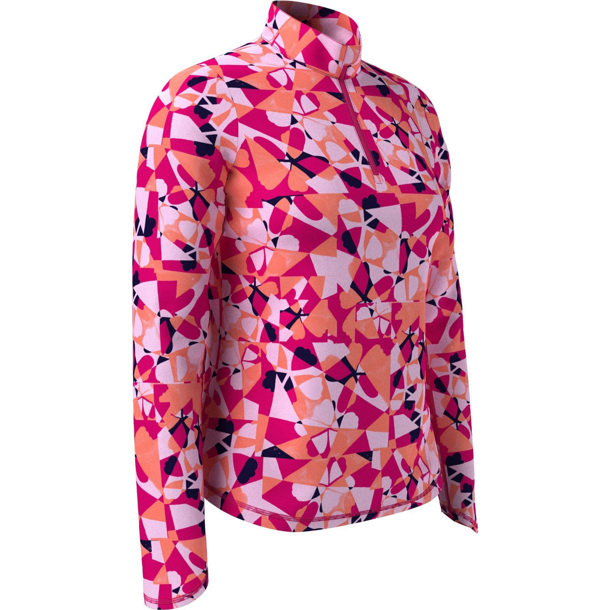 Callaway Geometric Floral Print Shirt Damen