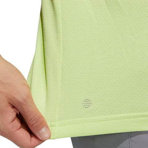 M Polo Moss Stitch Pulse Lime/Weiß