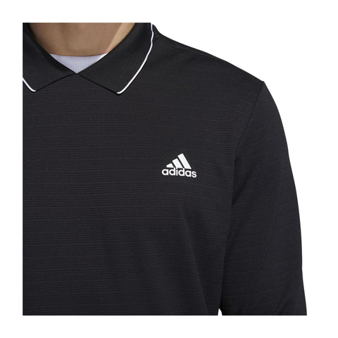 Polo Thermo Langarm Schwarz