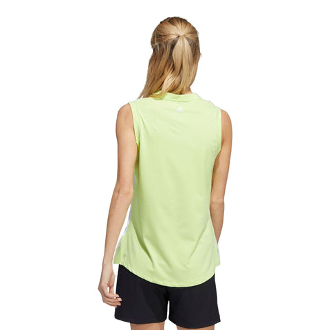 W Polo SL Gradient Pulse Lime Damen