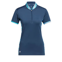 W Polo Ultimate 365 Printed Crew Navy XS