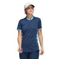 W Polo Ultimate 365 Printed Crew Navy XS