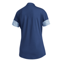 W Ultimate Printed SS Polo Indigo