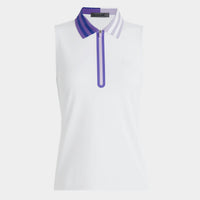 1/4 Zip Tech Pique Sleveless Polo