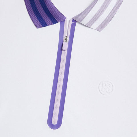 1/4 Zip Tech Pique Sleveless Polo Damen