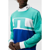 J. Lindeberg Jones Sweater Herren Bright Aqua Herren