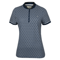 Geo Printed Golf Polo