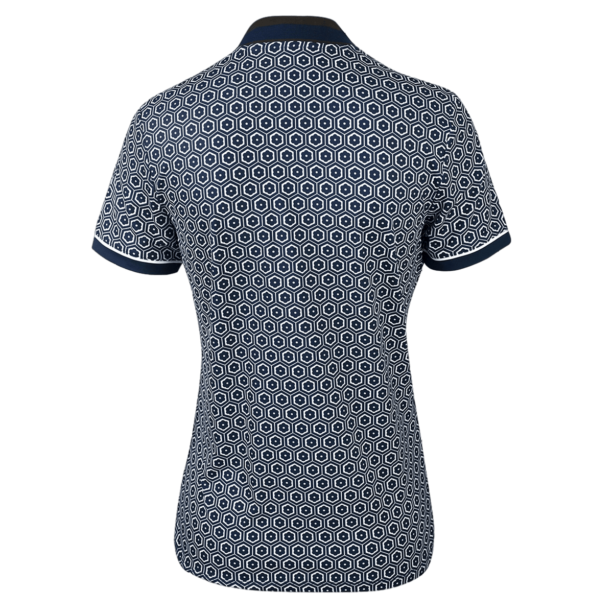 Geo Printed Golf Polo