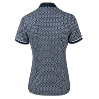 Geo Printed Golf Polo
