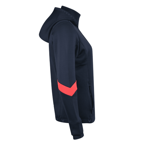Fleece Hoodie Damen Peacoat