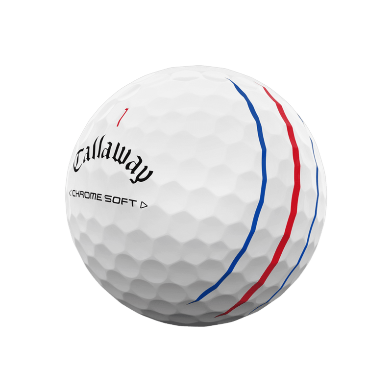 Chrome Soft Triple Track Golfbälle (2024)