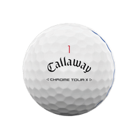 Chrome Soft Tour X Triple Track [12 Stück] Golfbälle (2024)