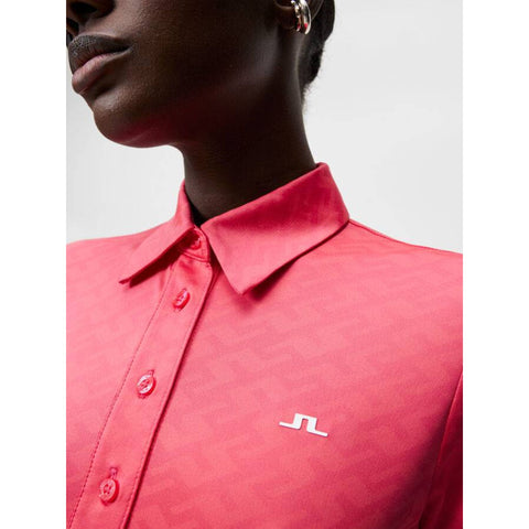 Alaya Jacquard Poloshirt Damen