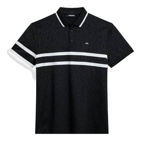 Boswell Regular Jacquard Poloshirt Herren