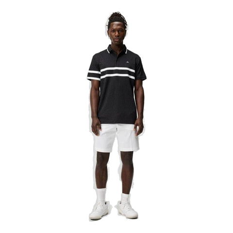 Boswell Regular Jacquard Poloshirt Herren