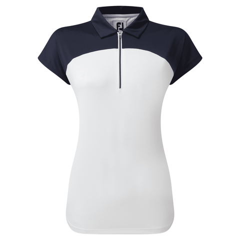 Capsleeve Colour Block Poloshirt
