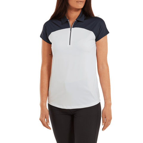 Capsleeve Colour Block Poloshirt