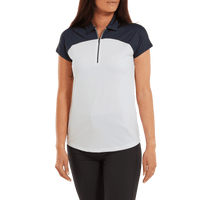 Footjoy Capsleeve Colour Block Poloshirt Damen