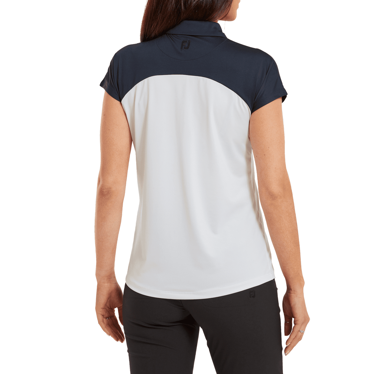 Footjoy Capsleeve Colour Block Poloshirt Damen