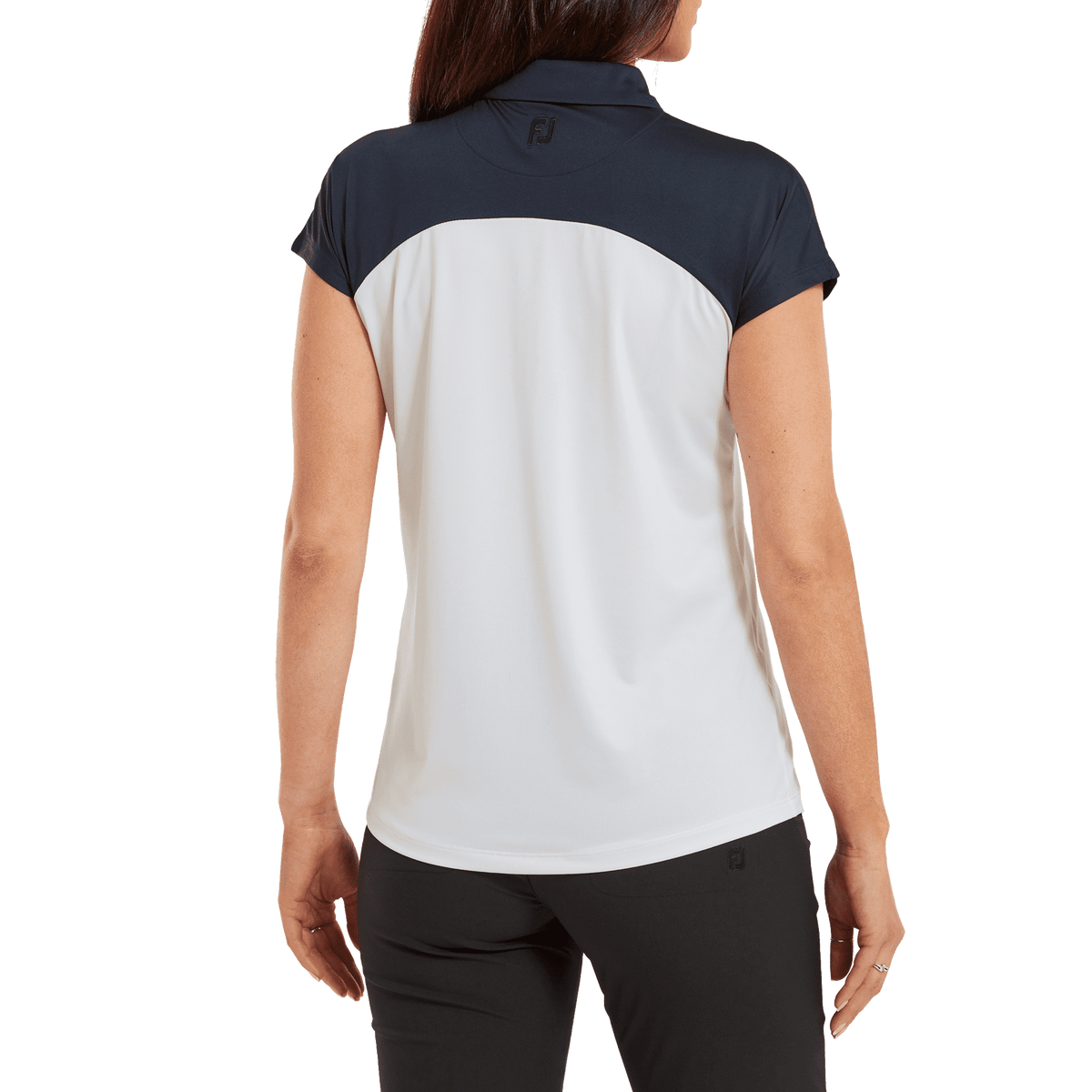 Capsleeve Colour Block Poloshirt