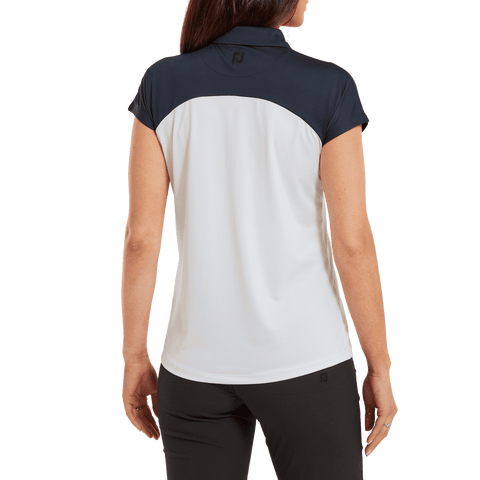 Capsleeve Colour Block Poloshirt